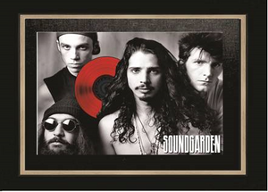 Soundgarden w/ record (50-204) Print 