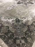 Traces de Kashan By Chelle, Grey Area Rug, 4X6'1