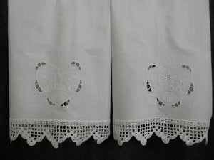 Embroidered Guest Towels - Half dozen Assorted 3 different patterns