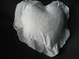 Appenzell Embroidery Wedding Ring Bearer Pillow - 11"