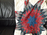 Flannel Star Wall Hanging or Table Topper