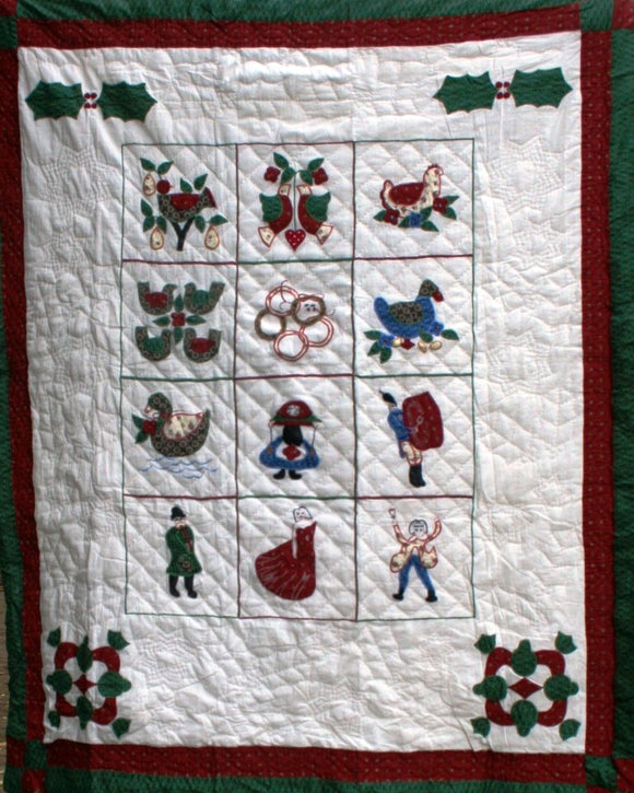 Christmas Quilted Throw/Wall hanging