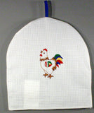 Embroidered Rooster 8-pieces Kitchen set 100% Cotton