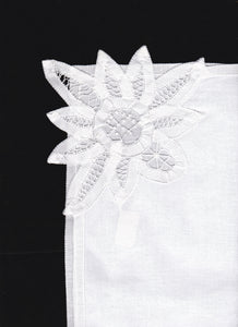 Handcrafted Victorian Lace Napkins - Set of 12