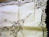 Handmade Victorian Lace Table Topper - 36" Round