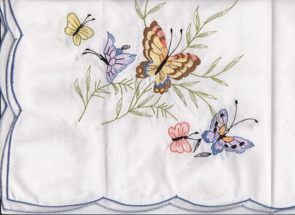 Meadow Butterfly tablecloth - 7 Pieces set