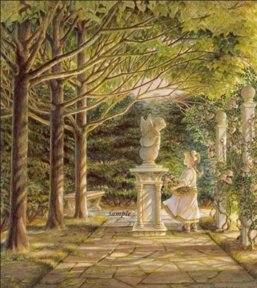 Trisha Romance - Unframed Garden Angel