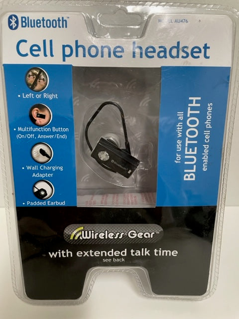 Blue Tooth Wireless Gear Cell Phone Headset