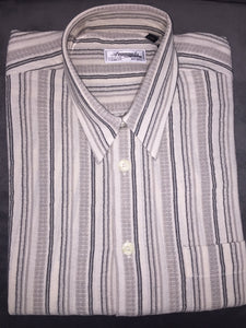 Short Sleeve Shirt (Black Stripe) - Medium