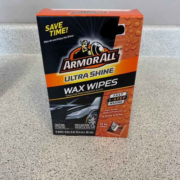 Armour All Ultra Shine Wax Wipes