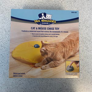Tail Wagger Cat and Mouse Chase Toy