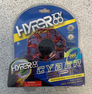 Hyper Cyber Spin Motorized Flying Disc Toy