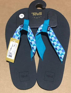 Teva Sandals - Black w Tealy Blue - Youth (7)