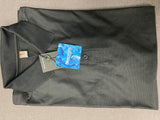 Luxury Knit Collection, Aerocool Golf Shirt, Black Ridges - Mens Large