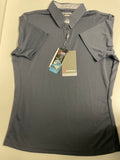SunIce Flow-Dry, Pure Silver Golf Shirt, Dark Grey - Women's Large