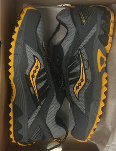 Saucony Excursion Grey/Black/Yellow - Youth (2W)