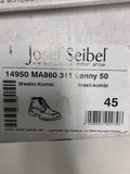 Josef Seibel Lenny Casual Black Shoe - Mens 12