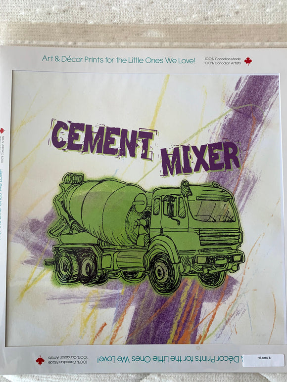 Wall Art - Cement Mixer
