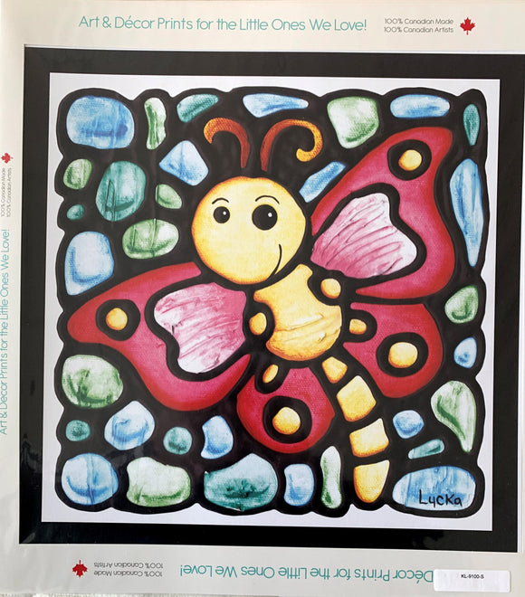 Wall Art - Stainglass Butterfly
