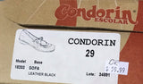 Condorin - Sofa - Leather Black - Kids (11.5)