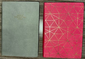 "Markings" Leatherette Bound Journals 2 Designs -6 Books/ase