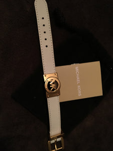 Michael Kors Cream Leather Bracelet
