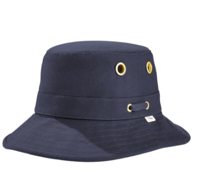 Tilley Hat, T1 Bucket Hat Navy, Size 7 1/8