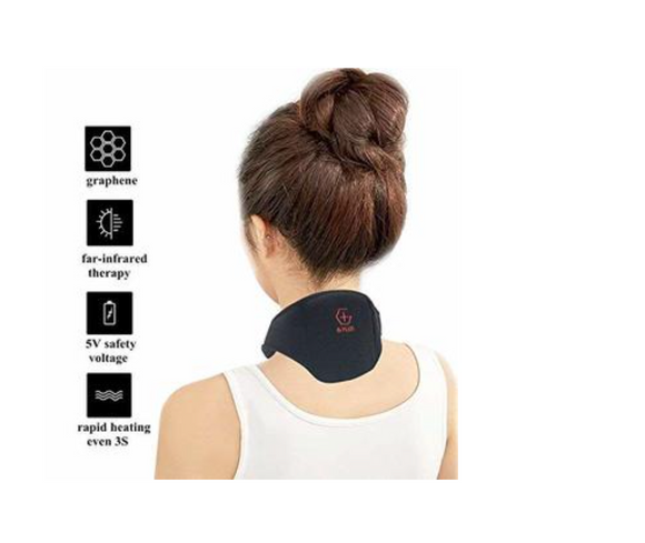 Graphene Far Infrared Neck Heating Pad/Belt (portable)