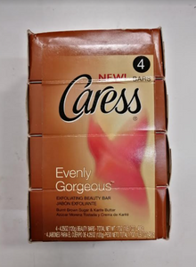 Caress Evenly Gorgeous 4 pck bar soap
