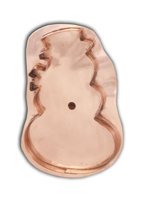 Snowman Backed Copper Cookie Cutter