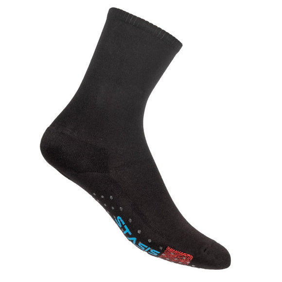 VoxxTread Non-Slip House Sock - Black (Small)