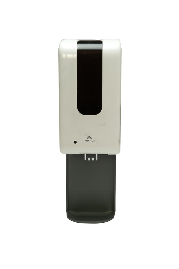 Automatic Wall Gel Sanitizer Dispenser with Drip Tray (White)