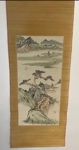 Hand-painted Super Fine Bamboo Art Scroll – 002