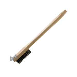 20" Long Handle BBQ Brush with Scraper- Stainless Steel (2 Pack)