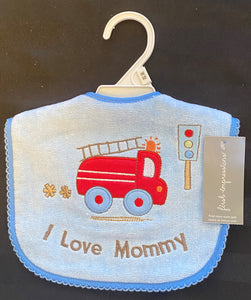 Infant Bib "I Love Mommy"