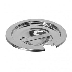 Lid for Bain Marie 2.5qt. Notched Stainless Steel
