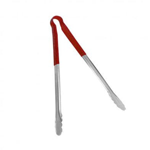 Kool Touch Tongs Red Handle 16"