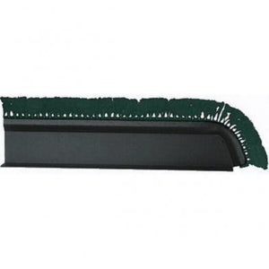 Curved Parsley Divider 30 x 1" Black with 2" Green Bud