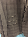 Kenneth Cole Reaction Grey Checkered Jacket (44T / 44L)