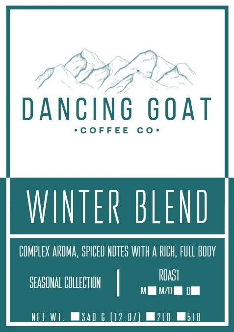 Winter Blend Coffee - Dark Roast