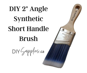 2" Short Handle Synthetic Angle Brush