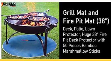 FIRE SHEILD Grill Matt and Fire Pit Mat (38