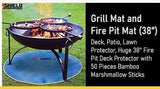 FIRE SHEILD Grill Matt and Fire Pit Mat (38")