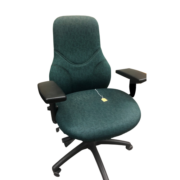 Larger Green Office Chair (see other listing for Smaller Green Chair)