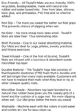 ToulaFit Yoga, Exercise Mat - Crystal Multi-coloured