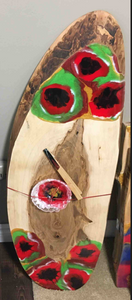 Charcuterie Board (Red/Green) with Epoxy