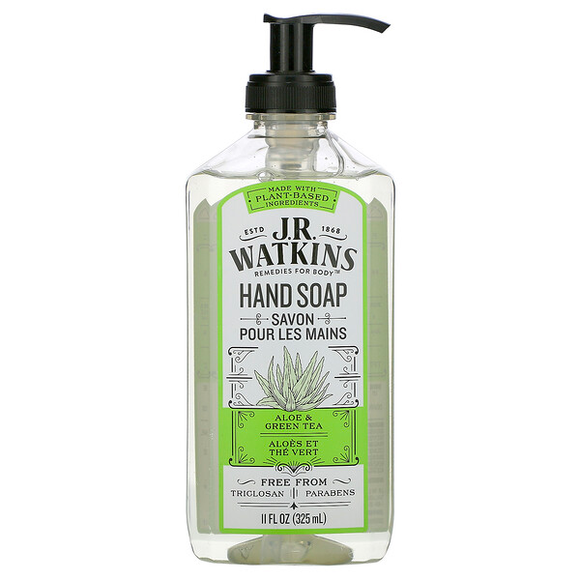 JR Watkins - Liquid Hand Soap - Aloe & Green Tea (325mL)