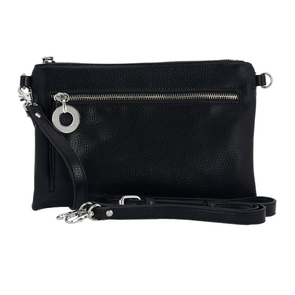 Christopher & Banks Vegan Leather Handbag -Black