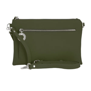 Christopher & Banks Vegan Leather Handbag -Olive