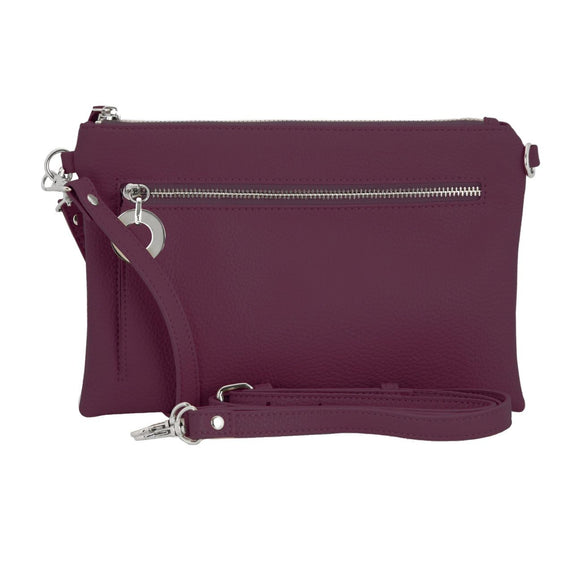 Christopher & Banks Vegan Leather Handbag -Purple